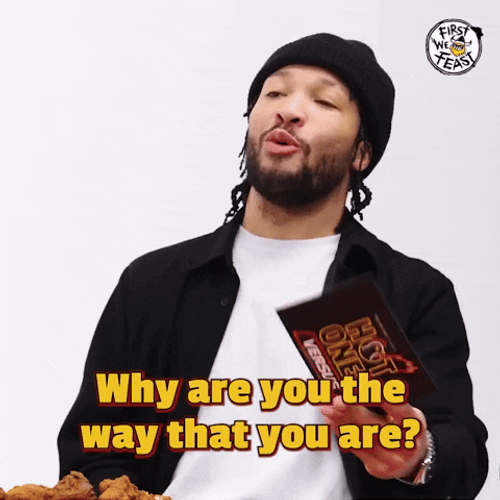 Jalen Brunson Celebration Why Are You What You Are GIF