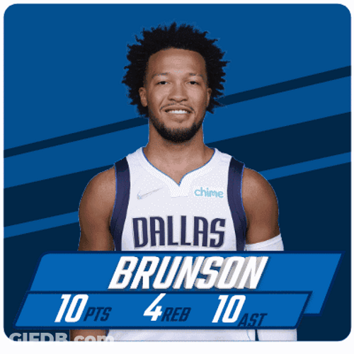 Jalen Brunson Double Double GIF
