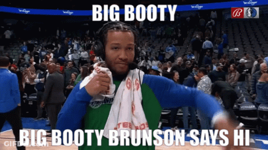 Jalen Brunson Says Hi GIF