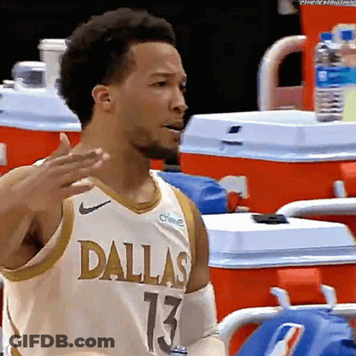 Jalen Brunson Shakes Hand With Luka Dončić GIF