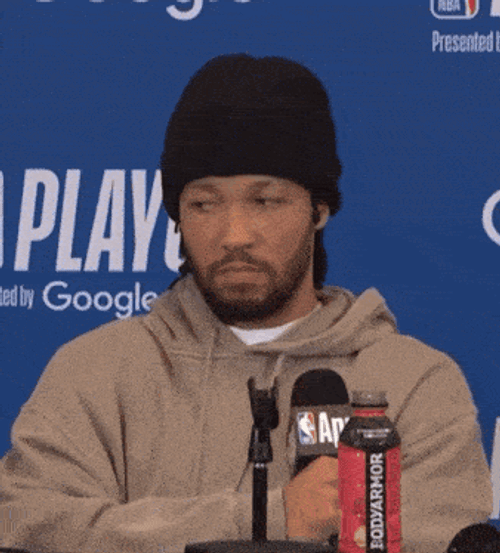 Jalen Brunson Shaking Head GIF