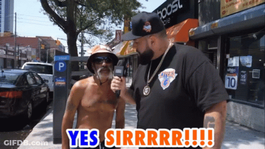 Jalen Brunson Yes Sir Interview GIF