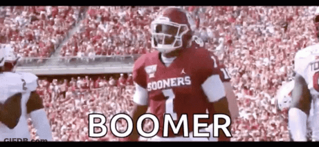 Jalen Hurts Boomer Touchdown Celebration GIF