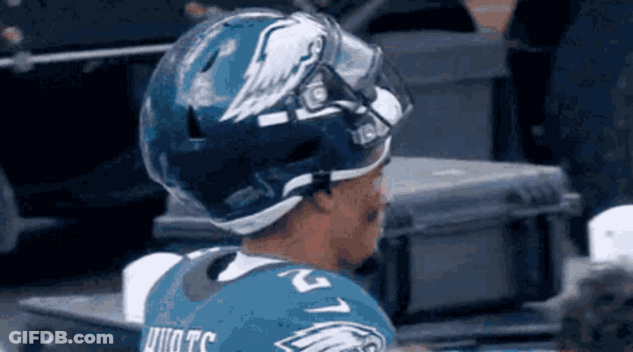 Jalen Hurts Drinking A Water GIF
