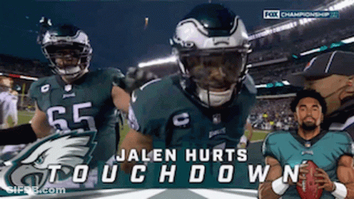 Jalen Hurts Eagles Football Player GIF