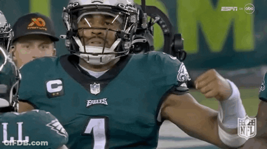 Jalen Hurts Football Strong Arms GIF