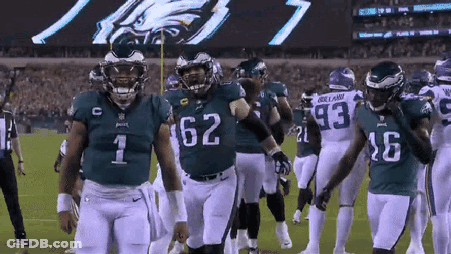 Jalen Hurts Go Eagles Dance GIF