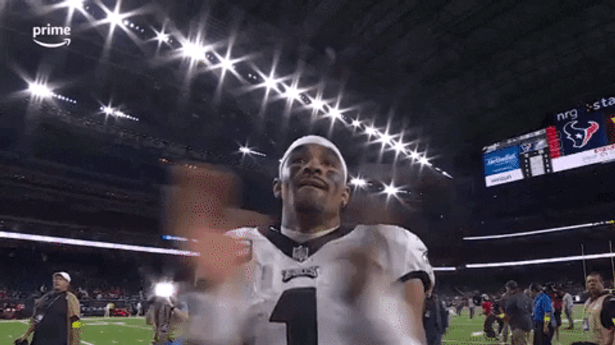 Jalen Hurts Strong Clapping Hands GIF