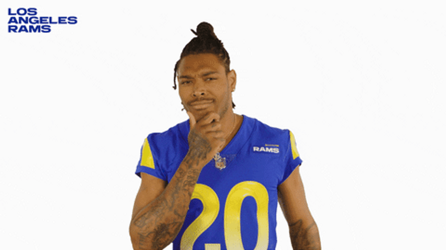 Jalen Ramsey Rubbing Chin GIF