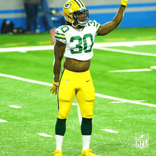 Jamaal Williams Performing Stayin Alive Dance GIF