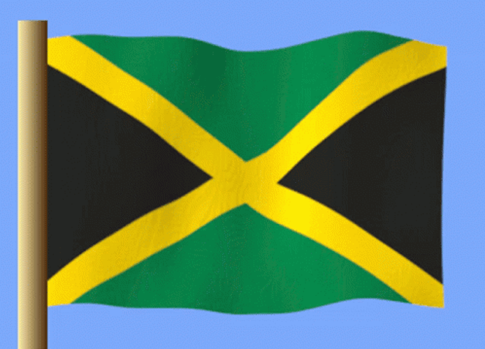 Jamaica Flag Waving GIF