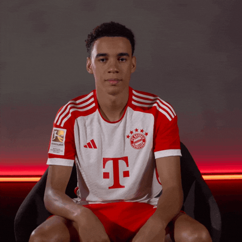 Jamal Musiala Love Hand Sign GIF