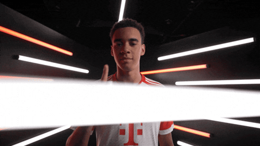 Jamal Musiala No Finger Sign GIF