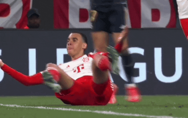 Jamal Musiala Touch Down GIF