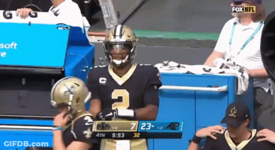 Jameis Winston Saints Kicker GIF