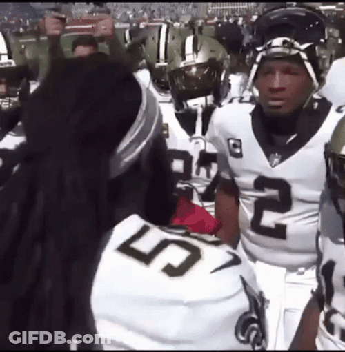 Jameis Winston Telling Kamara GIF