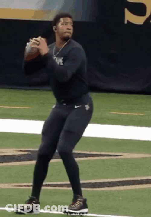 Jameis Winston Walking Backward GIF