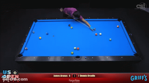 James Aranas Playing Against Dennis Orcollo GIF
