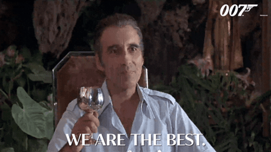 James Bond Christopher Lee GIF