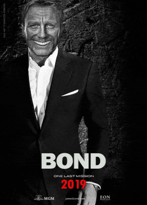 James Bond Face Expression GIF
