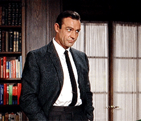 James Bond Sean Connery Dr. No GIF