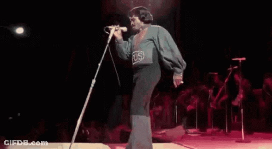 James Brown Doing Multiple Splits GIF