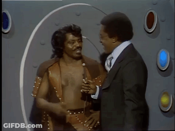 James Brown Having An Interview GIF