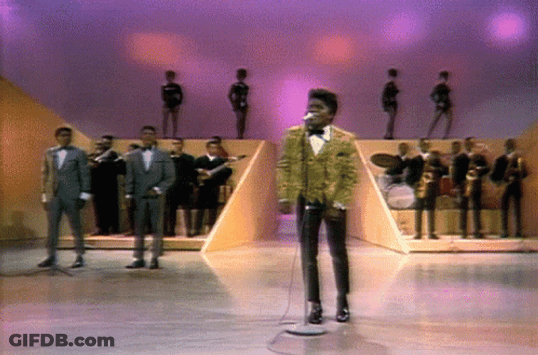 James Brown Live Night Train Performance GIF
