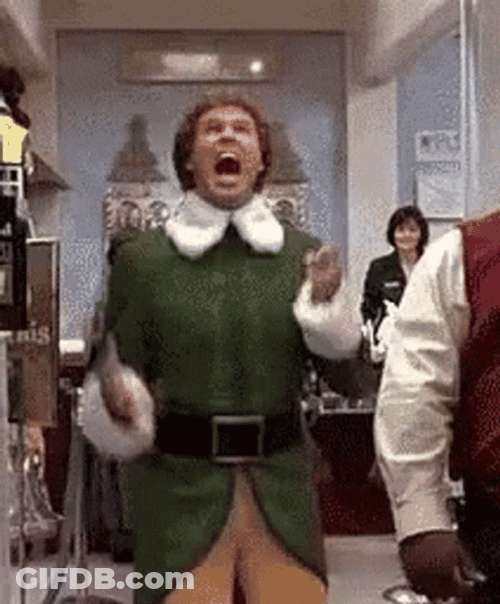 James Caan Christmas Elf Is Coming GIF