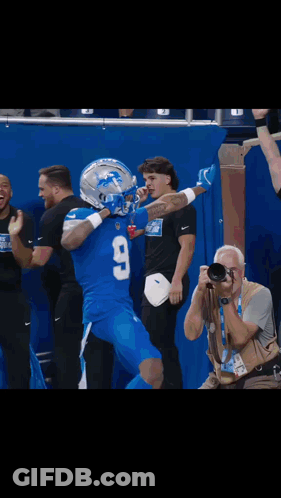 James Cook Buffalo Bills Holding Football GIF