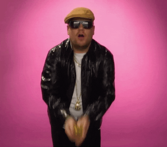 James Corden Awkward Ballin Meme GIF