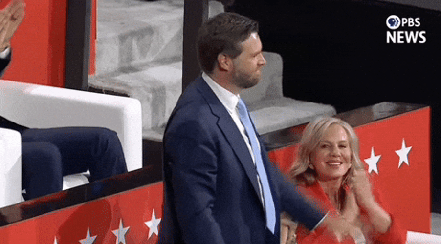 James David JD Vance Double Thumbs Up GIF