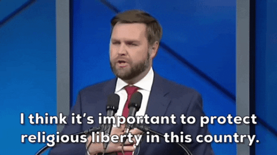 James David JD Vance Protect Religious Liberty GIF