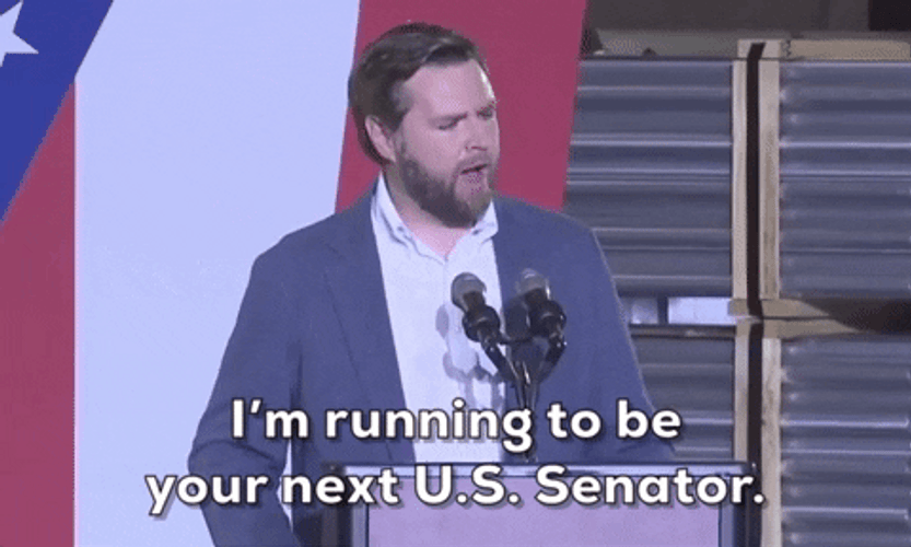 James David JD Vance Running For Senator GIF