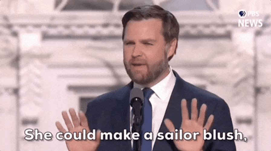 James David JD Vance Sailor Blush GIF