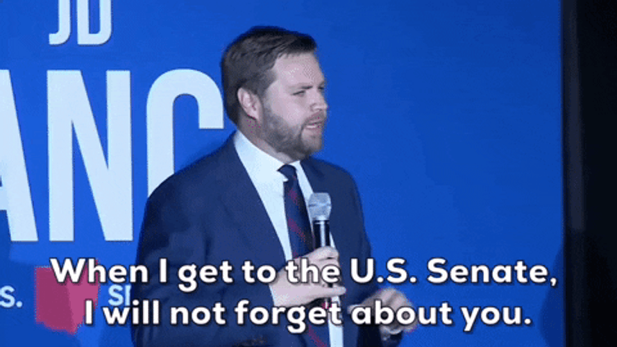 James David JD Vance Senatorial Race GIF