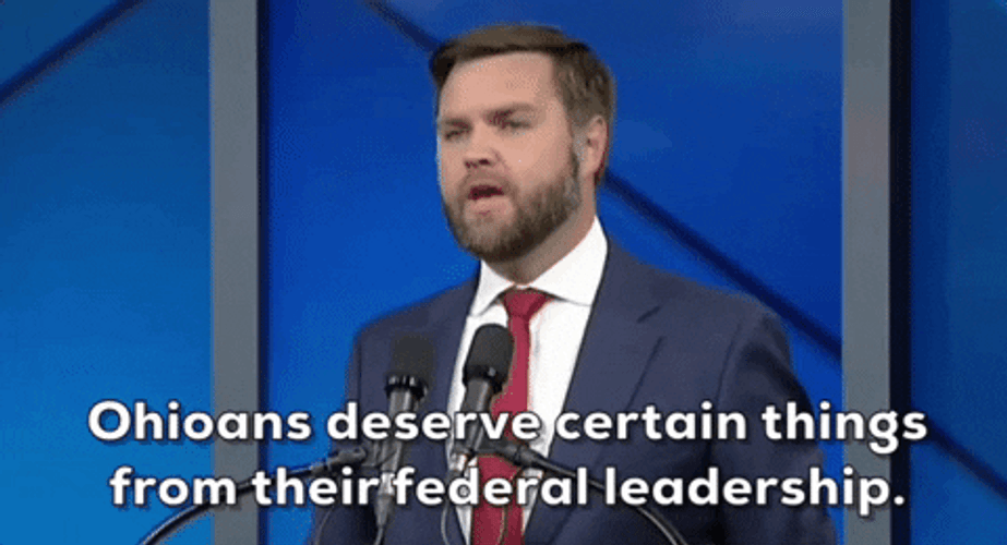 James David JD Vance Talking About Leadership GIF