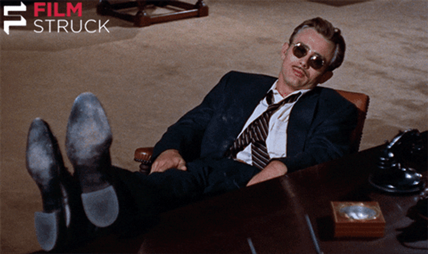 James Dean Business Man Smirk GIF