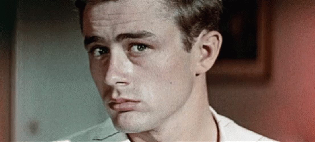 James Dean Confused Face GIF