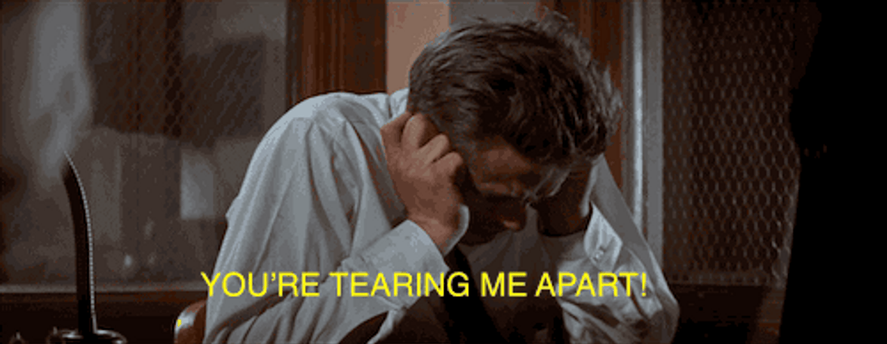 James Dean Crying Teenager Movie GIF