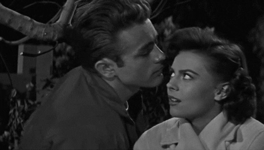 James Dean Forehead Kiss GIF
