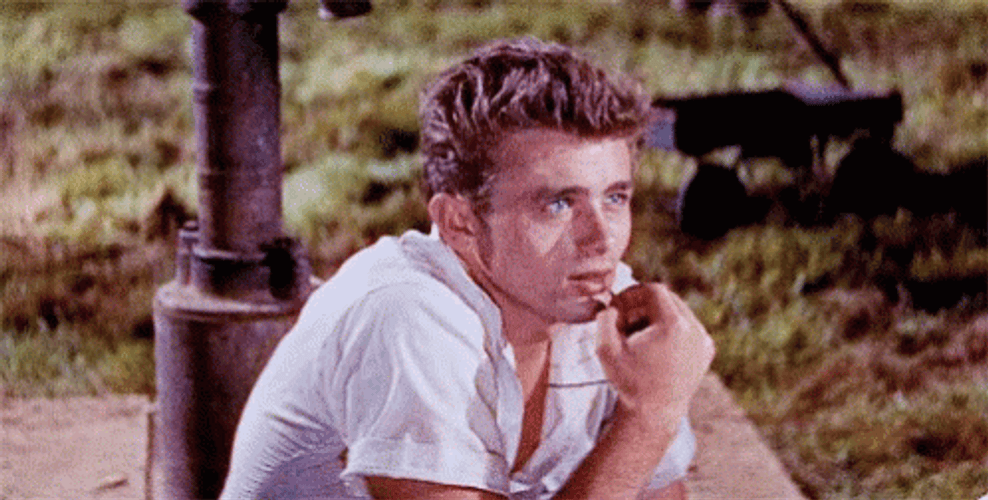 James Dean Hot Stare GIF