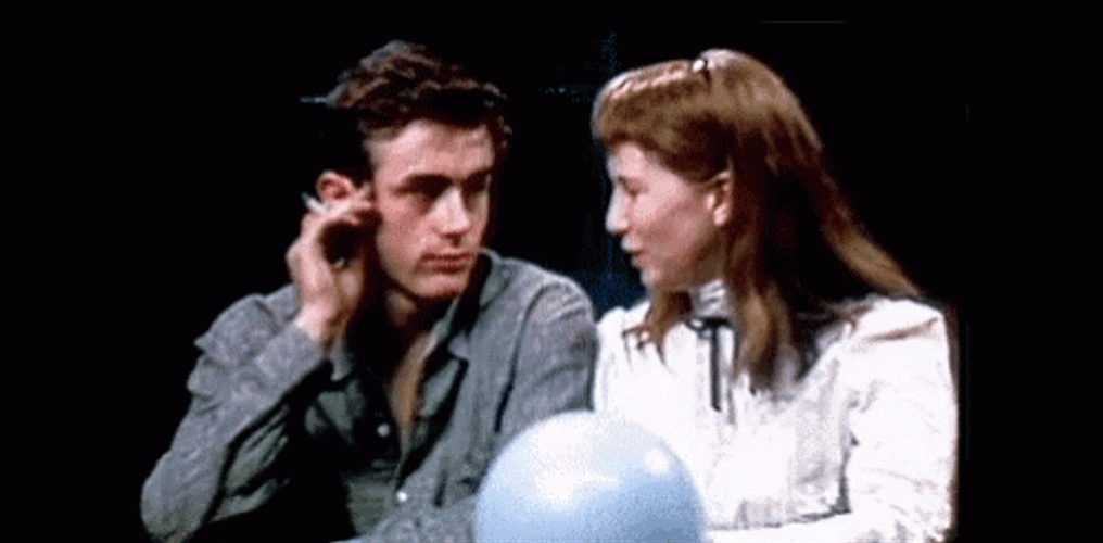 James Dean Julie Harris Balloon GIF
