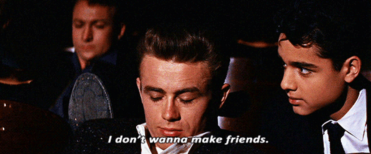 James Dean Sal Mineo Antisocial GIF