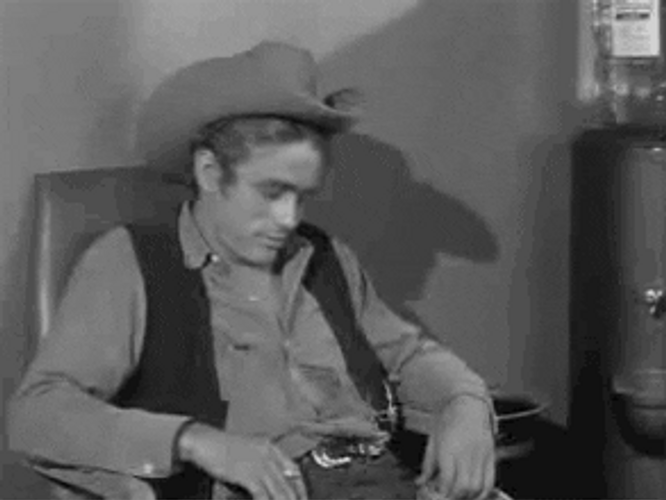 James Dean Stressed Cowboy GIF