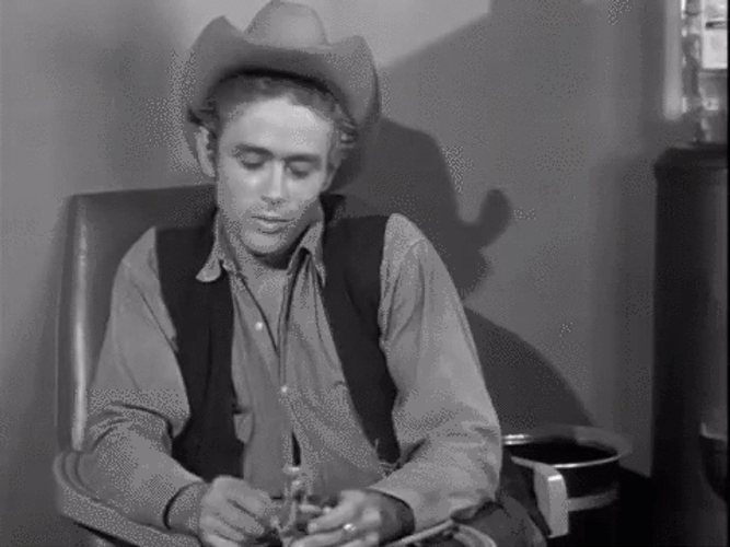 James Dean Talking Giant Movie GIF