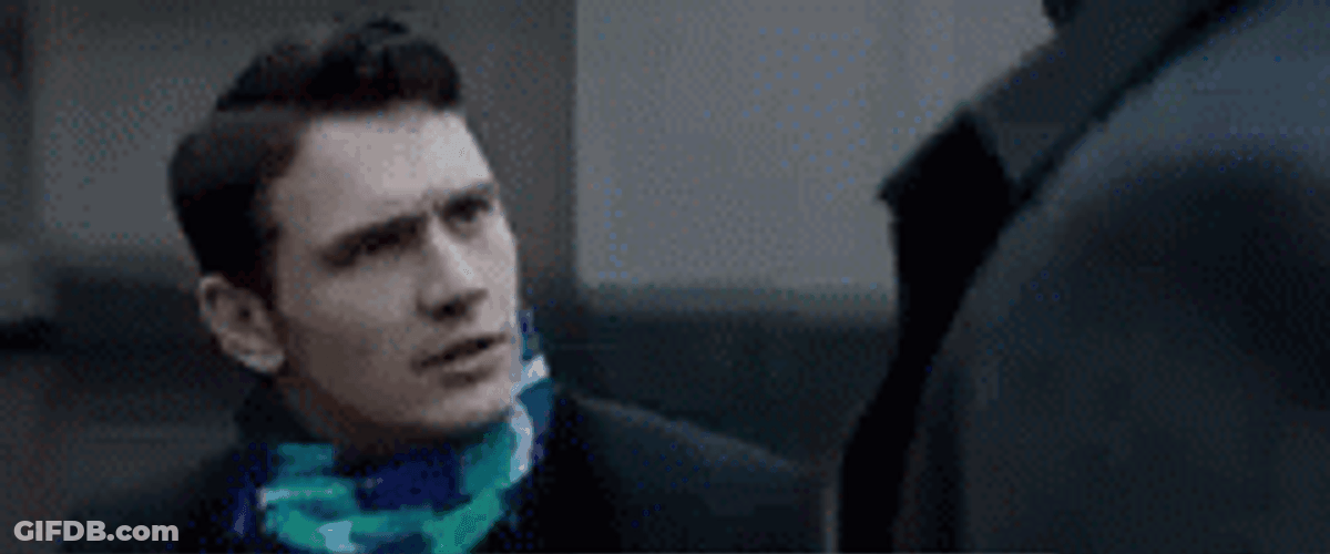 James Franco Excuse Me GIF