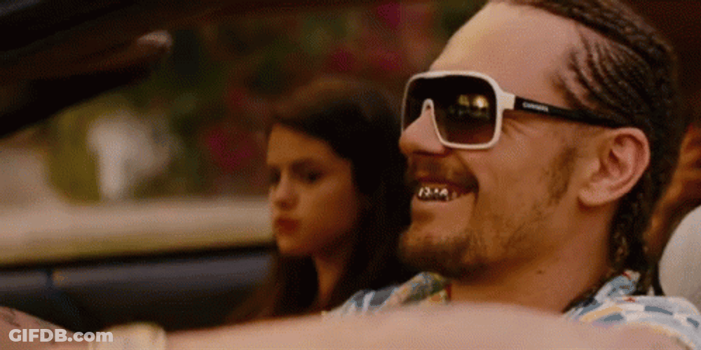 James Franco Laughing GIF