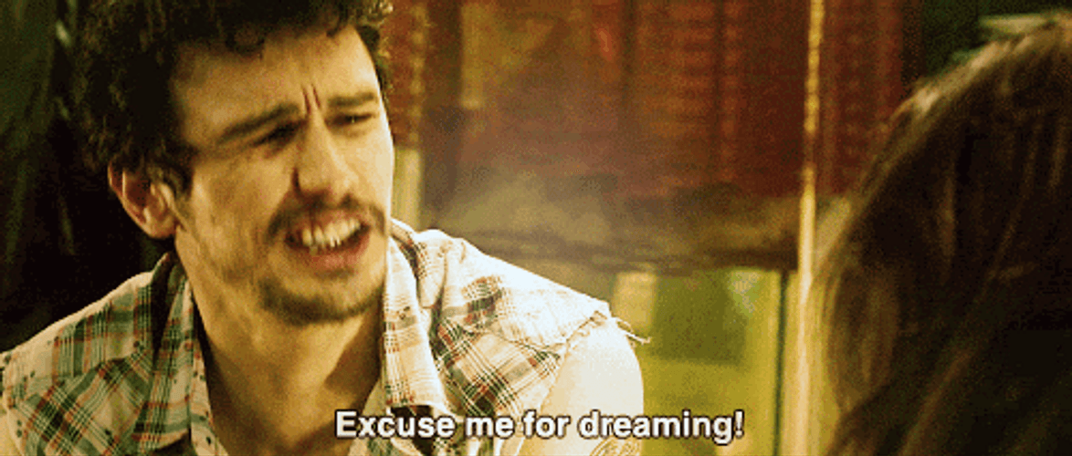 James Franco Sad Dream GIF