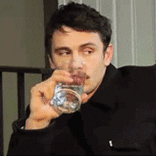 James Franco Side Eye Glare GIF